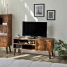 Buy cheap Retro Industrial TV Table, Rustic Television Cabinet with Door, Wood TV Cabinet, ULTV09BX from wholesalers