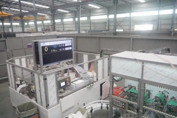 Buy cheap HMI Touch Screen 800*650mm Adult Diaper Making Machine from wholesalers