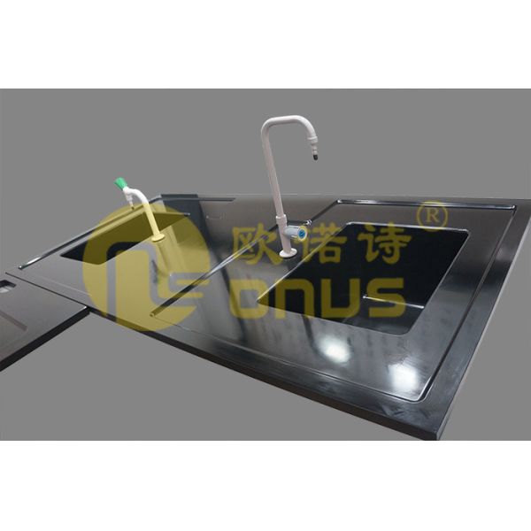 Buy cheap Black rectangular drop in sinks epoxy resin chemical resistance from wholesalers