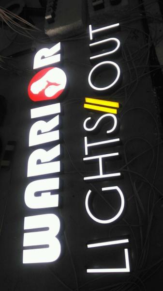 Buy cheap TUV Depth 55mm Face Lit Channel Letters , SUS Outdoor LED Display Signs from wholesalers