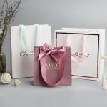 Pantone Color Soft Touch Coating Custom Printed Gift Bags