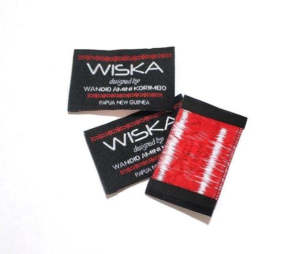 Buy cheap Custom Art Logo Woven Apparel Labels Personalized Woven Sewing Labels from wholesalers
