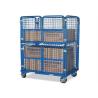 Buy cheap Demountable Rolling Storage Cage Heavy Duty Stackable Zinc Plated Surface from wholesalers