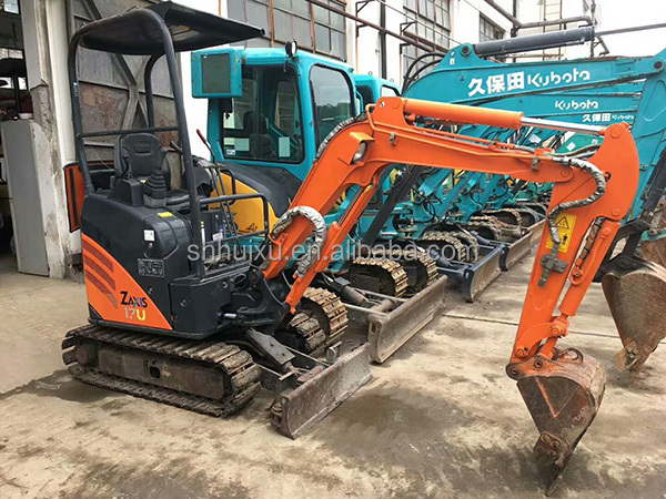 Hitachi hot sale Second hand Small Crawler Excavator good condition HITACHI 17 used mini digger