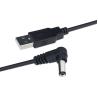 Buy cheap Custom USB Male to Right Angle 5.5 X 2.1mm 2.5 3.5 1.35 Connector Male DC Cable from wholesalers