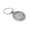 Buy cheap Custom Promotional Rotating Blank Metal Car Keyring Round Shape Zinc Alloy Keychain from wholesalers