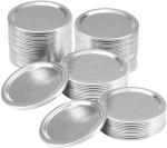 Buy cheap Dia 3.38in Reusable Mason Glass Mason Jar Lids Aluminum Cylinder Containers 86mm from wholesalers