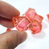 Buy cheap Light Red Crystal Resin Polyhedral Dice Tasteless Non Toxic from wholesalers