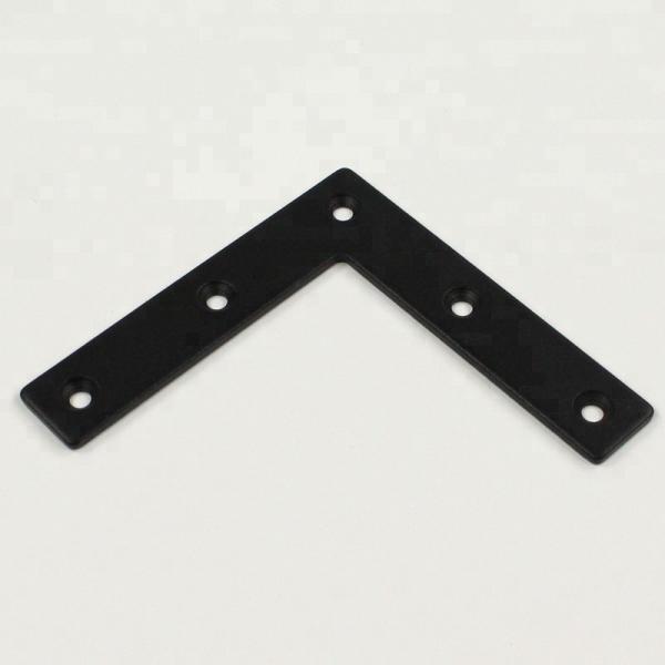 Buy cheap Silver Single-side Bracket Customized Hardware Corner Black Corner Bracket Structure from wholesalers