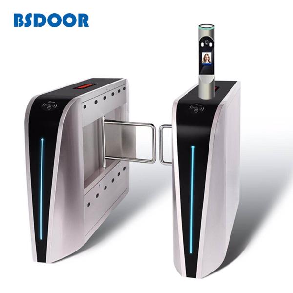 Buy cheap Swipe Card Electronic Single Lane Swing Barrier Turnstile Entry Systems from wholesalers