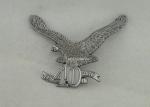 Buy cheap Customized Zinc Alloy 3D Military Emblem , Antique silver Police Pin Badge from wholesalers