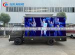 ISUZU Naked Eye 3D Billboard Mobile Outdoor LED Advertising Truck With Air