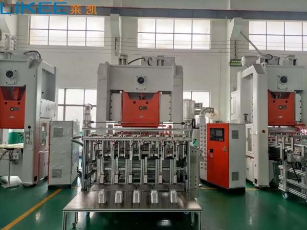 Buy cheap High Speed 12000Pcs/h Aluminium Foil Container Production Line for Food Packing from wholesalers