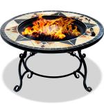 Outdoor Garden Picnic Firepit with Portable Wood Burning Firepit and Korean