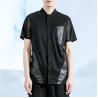 Buy cheap Summer Short Sleeve Mens Fashion Casual Shirts / Business Work Shirts With Zipper from wholesalers