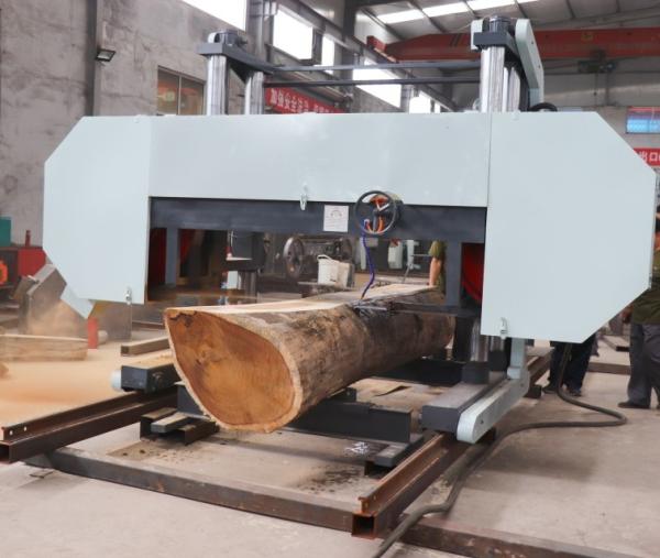 Sawmill World Automatic Working Portable Sawmill For Big Logs Wood Cutting Band