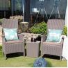 Buy cheap Garden Chair for Outdoor Furniture Plastic High Back Coffee Dining Arm Chair in Patio from wholesalers