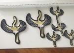 Wild Goose Fabric Embroidery , Store Window Decorations Chinese Traditional