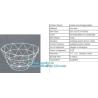 Buy cheap Home kitchen 3 tiers fruits vegetables storage metal wire hanging fruit Basket, Home storage modern design metal mesh we from wholesalers