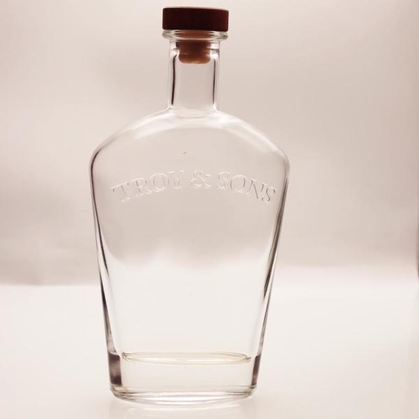 Buy cheap Blonde Troy Sons Luxury Spirits Bottle Whiskey 1000g Flint Glass from wholesalers