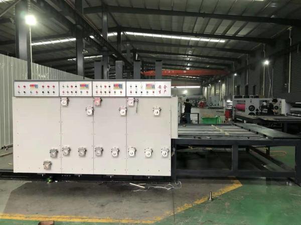 Buy cheap Semi Automatic 2 Color Paper Corrugated Box Making Machinery Plant from wholesalers