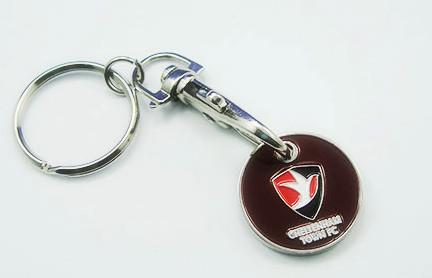 Buy cheap caddy coin key chain, trolley coin keychains, coin holers from wholesalers