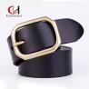 Buy cheap Brass Buckle Genuine Leather Belt Black And Red Brown Color Luxury from wholesalers