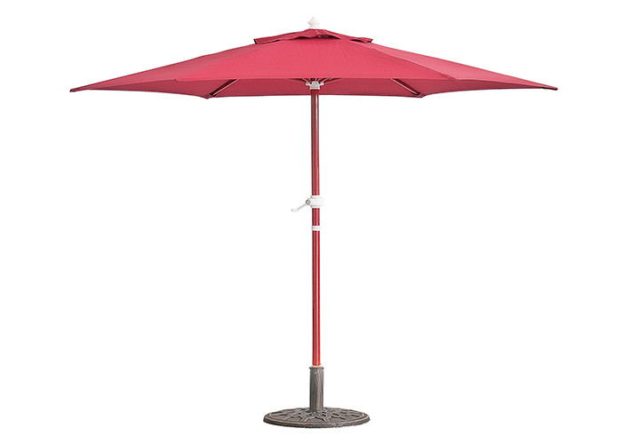 2.25m Outdoor Sun Parasol Garden Umbrella Rust Protection