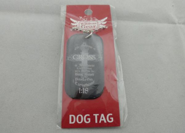 Buy cheap Black Brass Personalised Dog Tags For Men , 2.0mm Stainless Steel Material from wholesalers