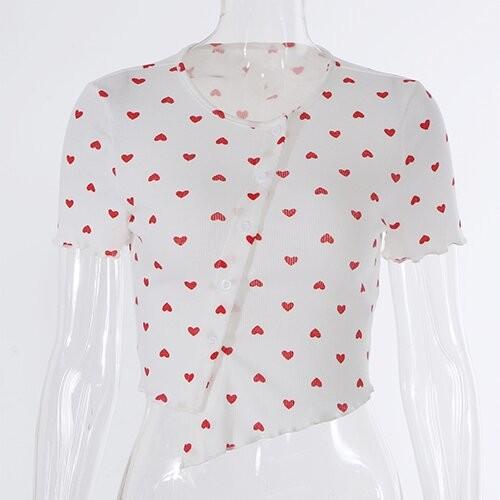 Buy cheap OEM Women'S Clothing Spring And Summer INS Button Exposed Navel Short from wholesalers