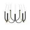 Buy cheap Aluminum Ring Modern Chandelier Golden Hot Sale Led Hang Lamp Pendant Lamp Lighting Fixture Modern from wholesalers