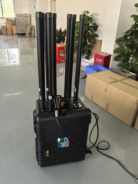 Buy cheap 1km multi band Vehicle cell phone bomb drone VHF UHF GPS remote control jammer 20-6000MHz VIP protection from wholesalers