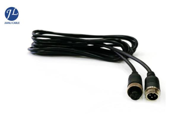 Buy cheap Aviation Connector 4 Pin Din Waterproof CCTV Cable Length 1M , 3M , 5M from wholesalers