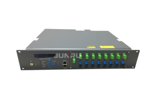 Buy cheap Junpu 1550 Cable TV 8 Ports Wdm Edfa Fiber Optic Amplifier 22dbm Gpon Network from wholesalers