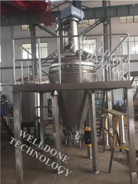 Buy cheap Industrial Agitated Vacuum Dryer , Remote Control Rotary Cone Vacuum Dryer from wholesalers