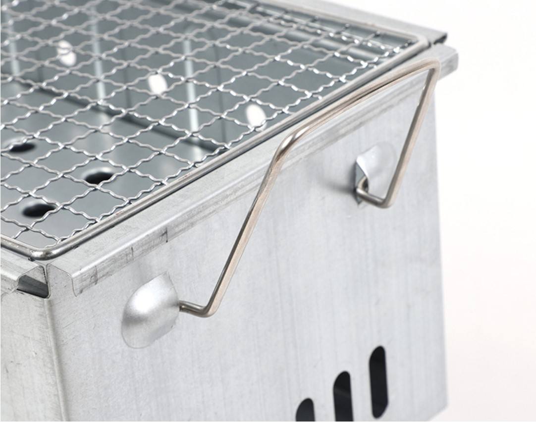 Charcoal Grill Set for Business Gifts Yakitori Kebab Steel Stainless Portable BBQ Stand