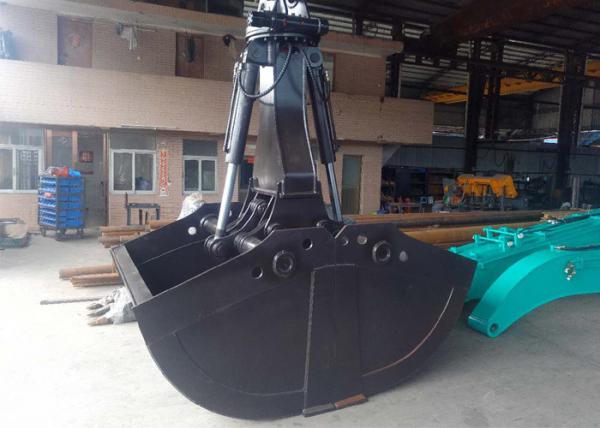 Buy cheap Q345B NM400 Excavator Thumb Grab Hitachi Orange Color 990Mm Bucket Width from wholesalers