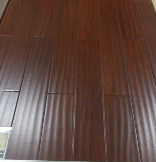 Buy cheap Cumaru hardwood flooring, brazilian teak solid wooden floors, handscraped surface from wholesalers