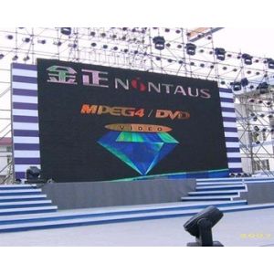 Buy cheap P6 Outdoor LED Display 192x192mm Cabinet 8000cd Brightness from wholesalers