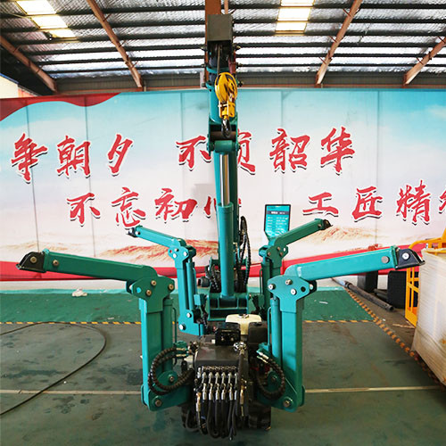 ZHONGMEI China Supplier Mini Hydraulic Telescope 1.2t Tracked Spider Crane With Attachments