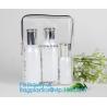 Buy cheap makeup bag mini clear PVC cosmetic bag, PVC makeup Bag Pouches Tote Clear Transparent Cosmetic Travel Bag, carry, handle from wholesalers