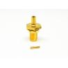 Buy cheap High Reliable Female Bulkhead RF SMA Cable Connector Gold Plated For 086 Cable from wholesalers