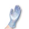 Buy cheap XS Blue Disposable Medical Vinyl Gloves For Lab Examination from wholesalers