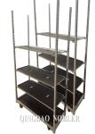 Flower Cart French Flower Cart Hot Galvanized Plywood 22*54*74.8 Inch