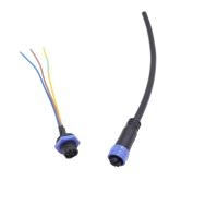 Buy cheap Electrical Male Panel Mount Waterproof Connector IP67 Black Crimp Termination product