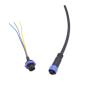 Buy cheap Electrical Male Panel Mount Waterproof Connector IP67 Black Crimp Termination from wholesalers