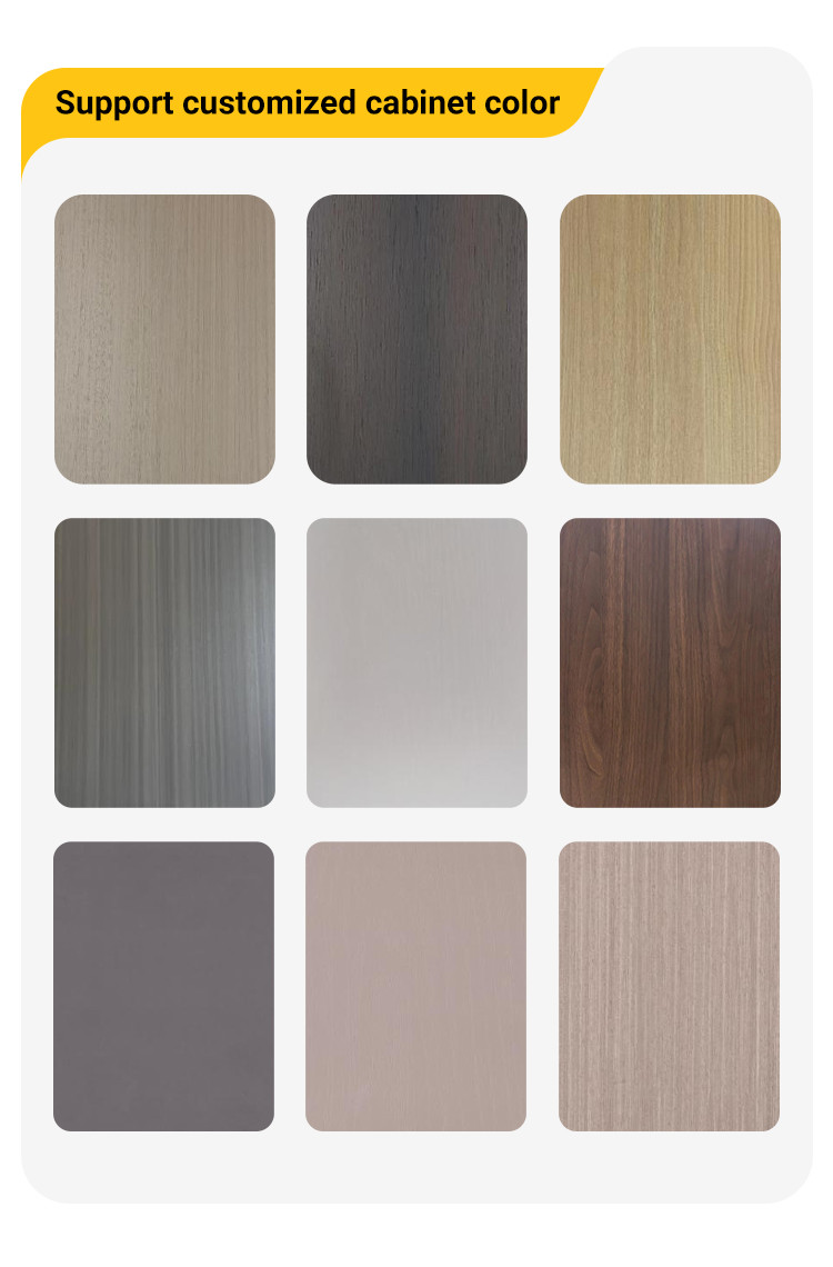 Factory Direct Supply Kitchen Furniture Manufacturer Wood Melamine Kitchen Cabinet