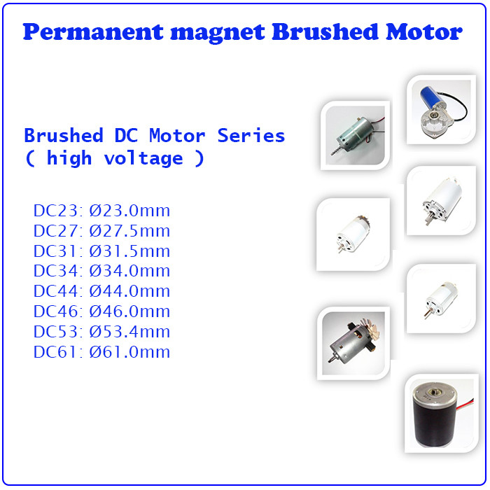 230V 18000rpm Brushed Permanent Magnet DC Motor For Home Appliances Hand Blender