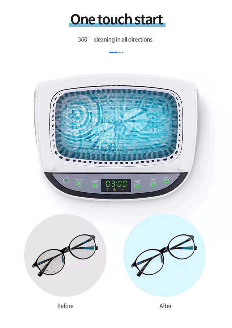 High Frequency Ultrasonic Dental Cleaner Household Dental/Fruit/Galssess/Jewelry Cleanning