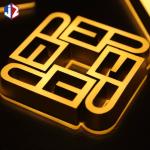 AC240V Light Up Acrylic Signs Advertising LED 3D Acrylic Signage